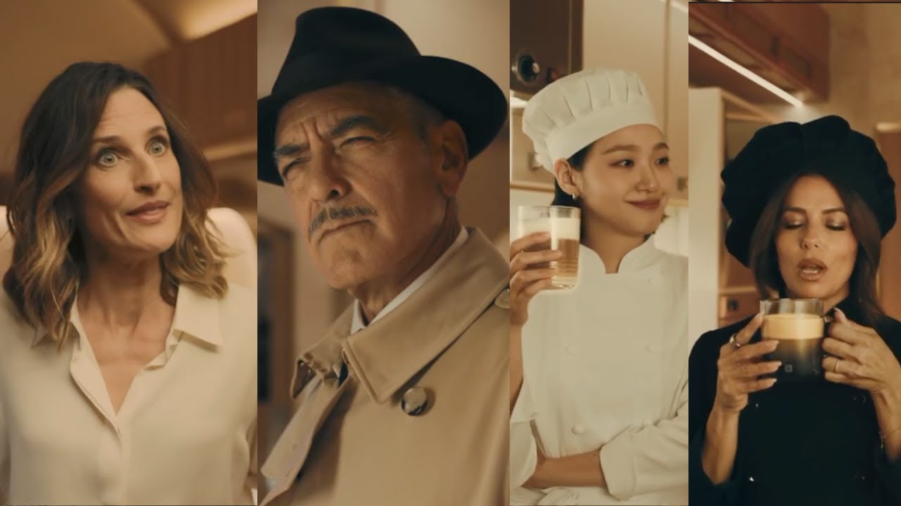 Nespresso 2025 Campaign: Clooney Unites Stars in Roman Studios